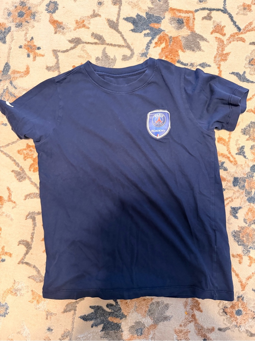Nike Kids Navy Logo Short Sleeve Tee